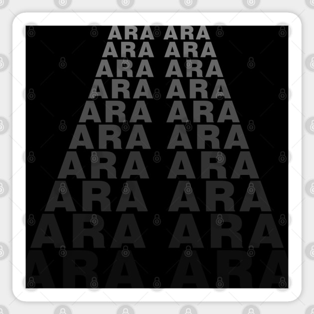 Ara Ara Sticker by crtswerks